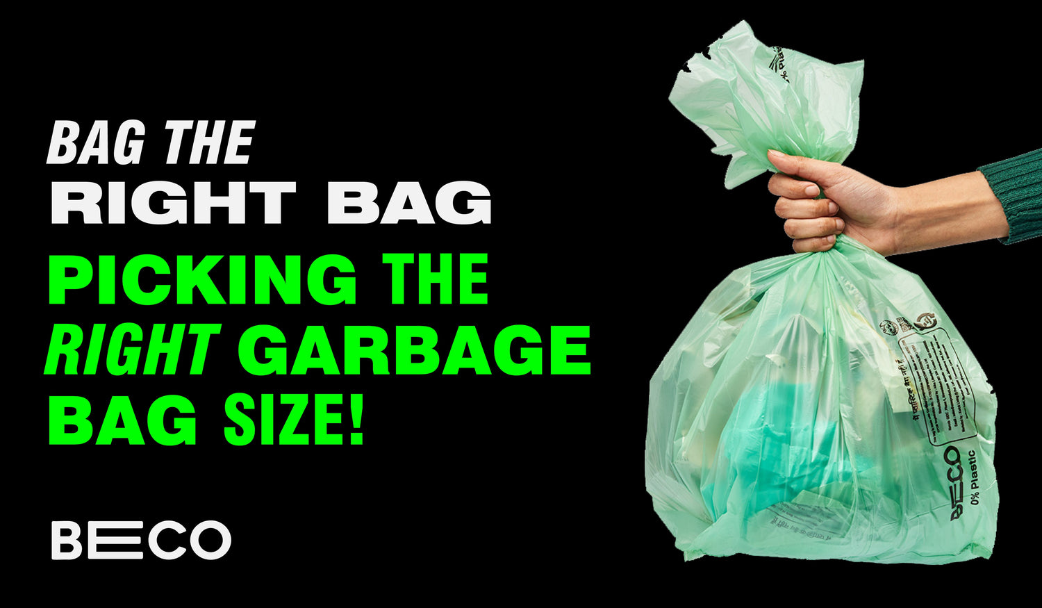 How to Choose the Right Garbage Bag Size: From Small to Big