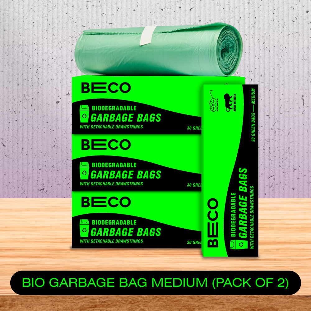 Biofriendly Garbage Bags - Medium - 30 bags/roll | Pack of 4_