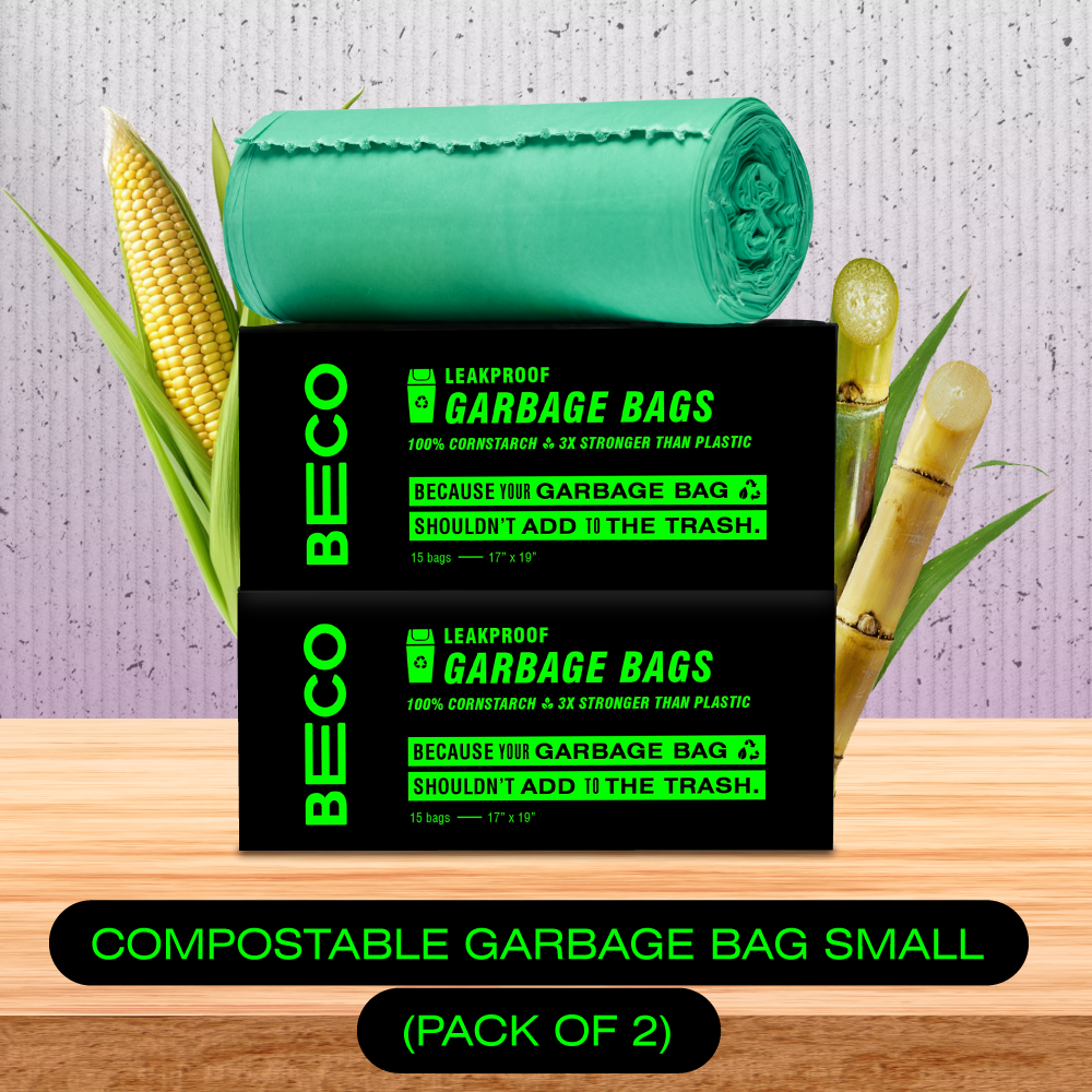 Buy Small Compostable Garbage Bags Online At Beco 17x19 Pack Of 2