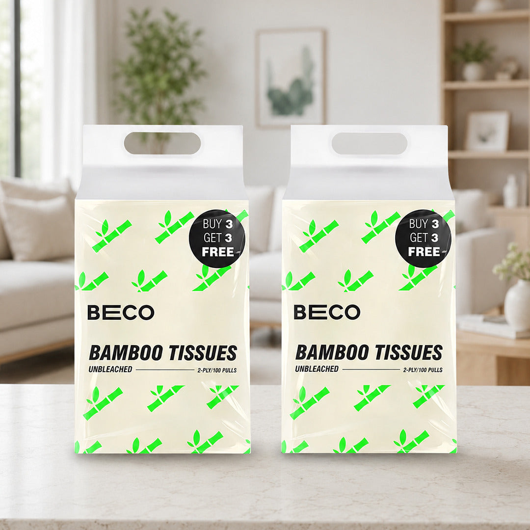 Bamboo Facial Tissues - 100 pulls | Pack of 12