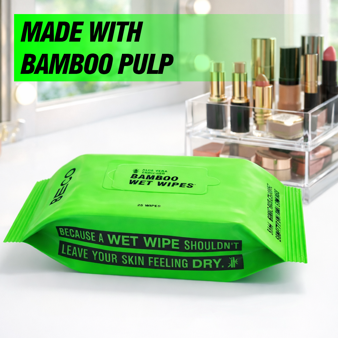 Aloe Infused Bamboo Wet Wipes | Pack of 2