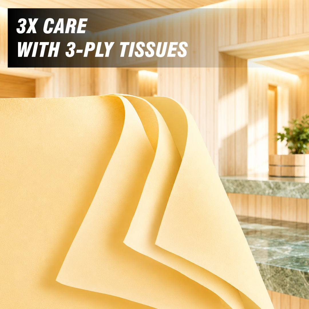 Bamboo Facial Tissue 100 Pulls 3ply (Pack of 2)