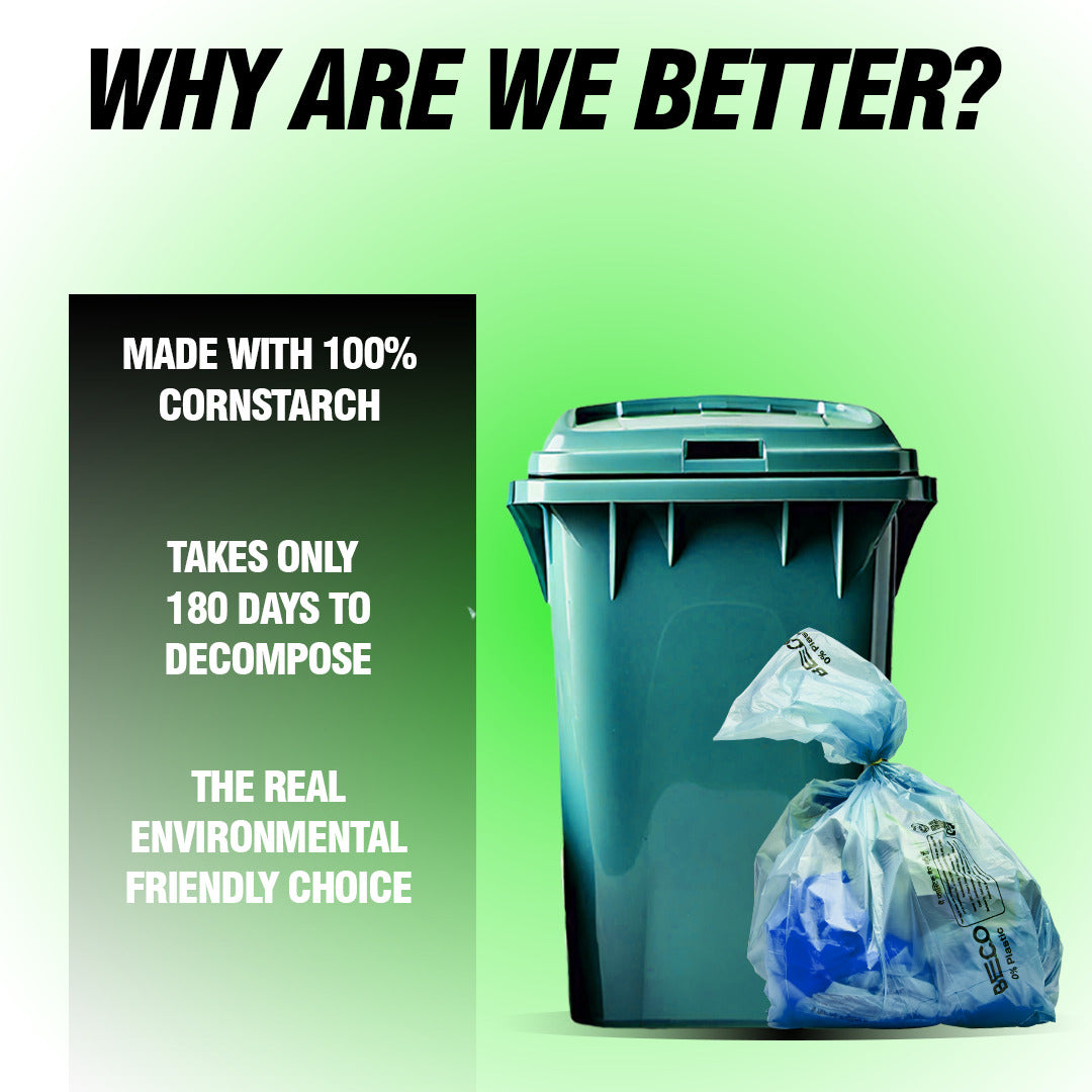 Compostable Garbage Bags medium - Blue