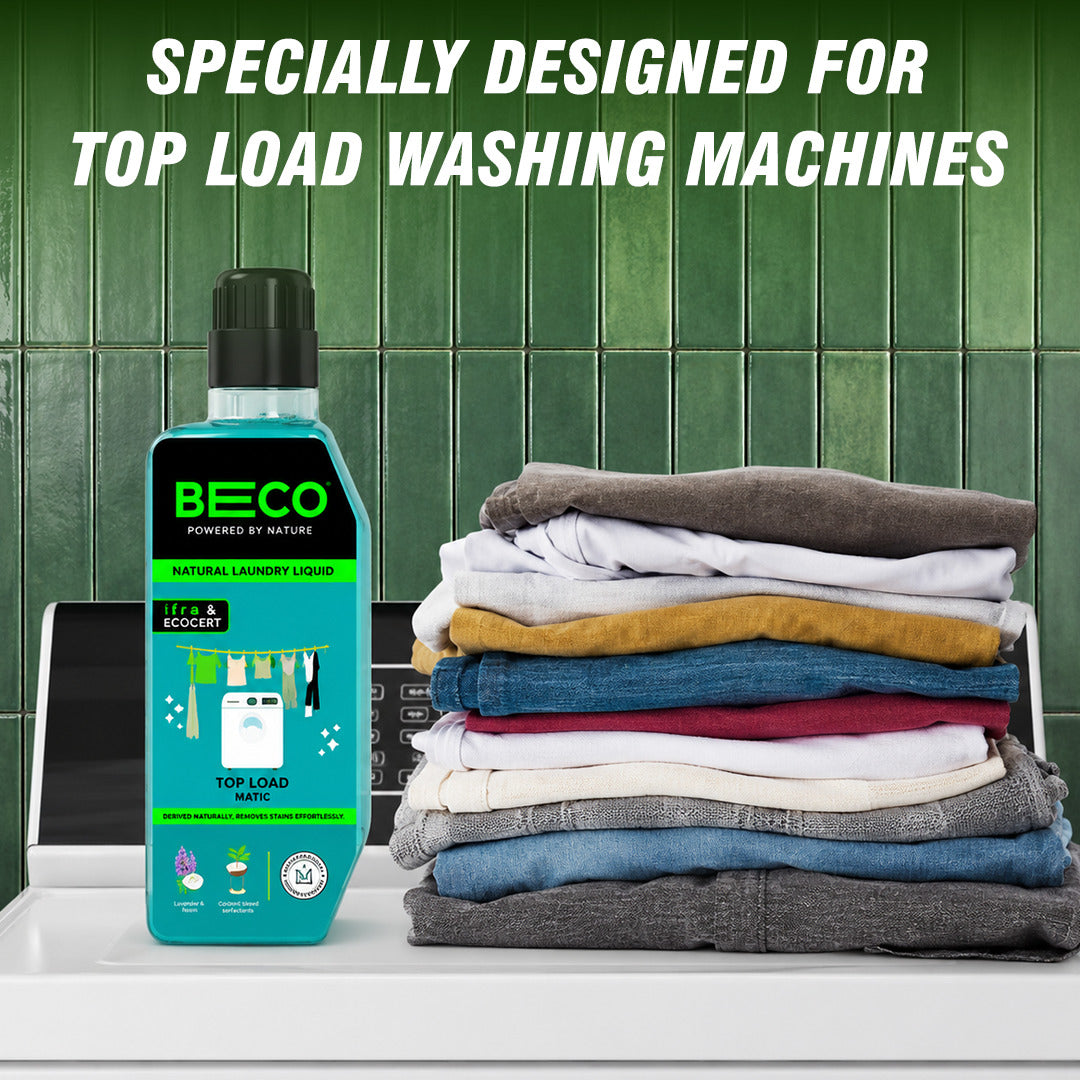 Natural Laundry Cleaner Liquid Refill | Top Load - 1 litre