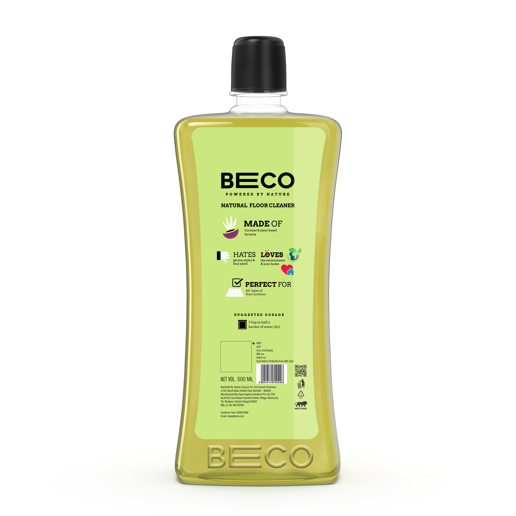 Natural Floor Cleaner Liquid - 500 ml