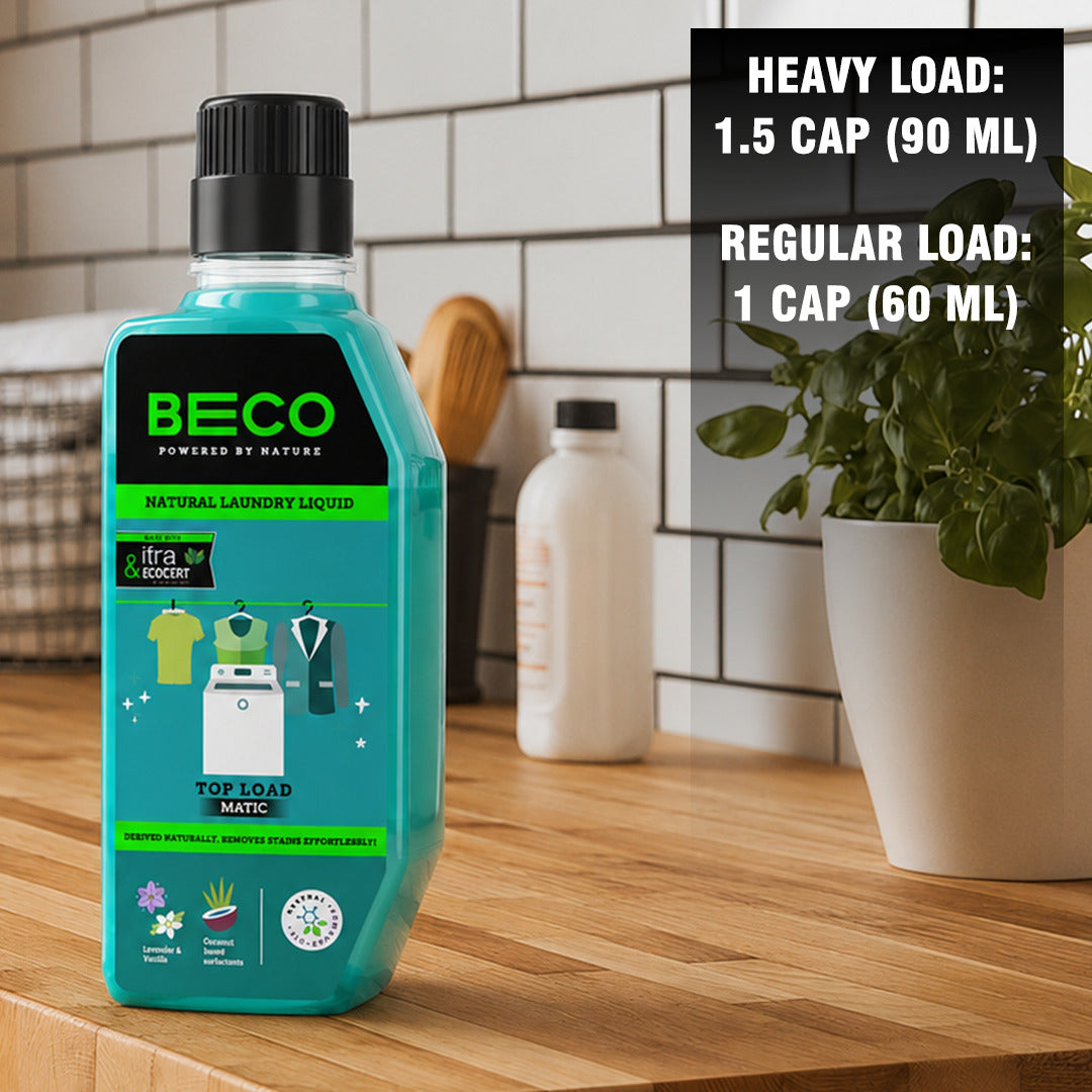 Natural Laundry Cleaner Liquid Refill | Top Load - 1 litre