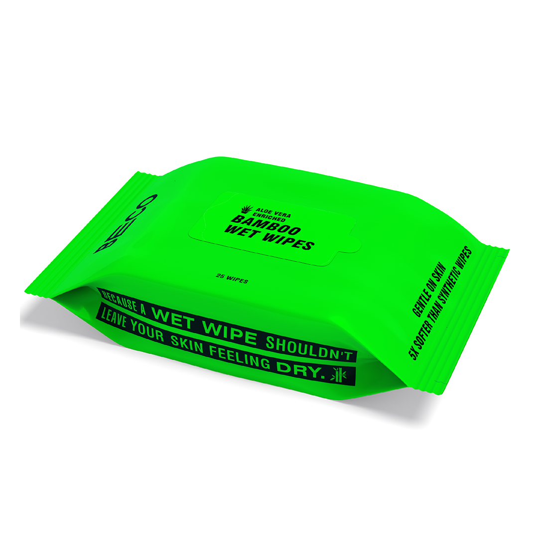 Aloe Infused Bamboo Wet Wipes | Pack of 2