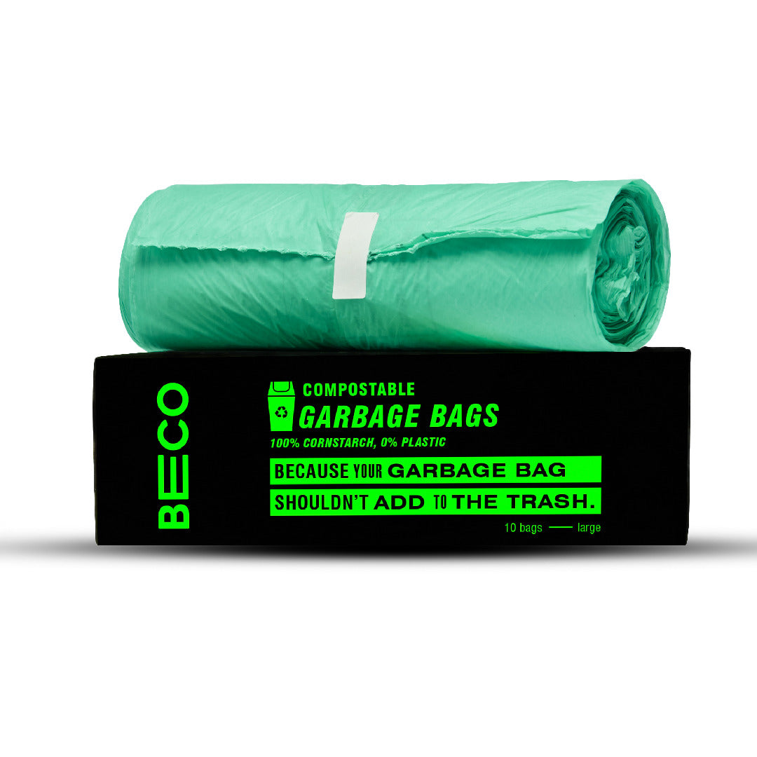 Compostable Garbage Bags - Large - 10 bags/roll