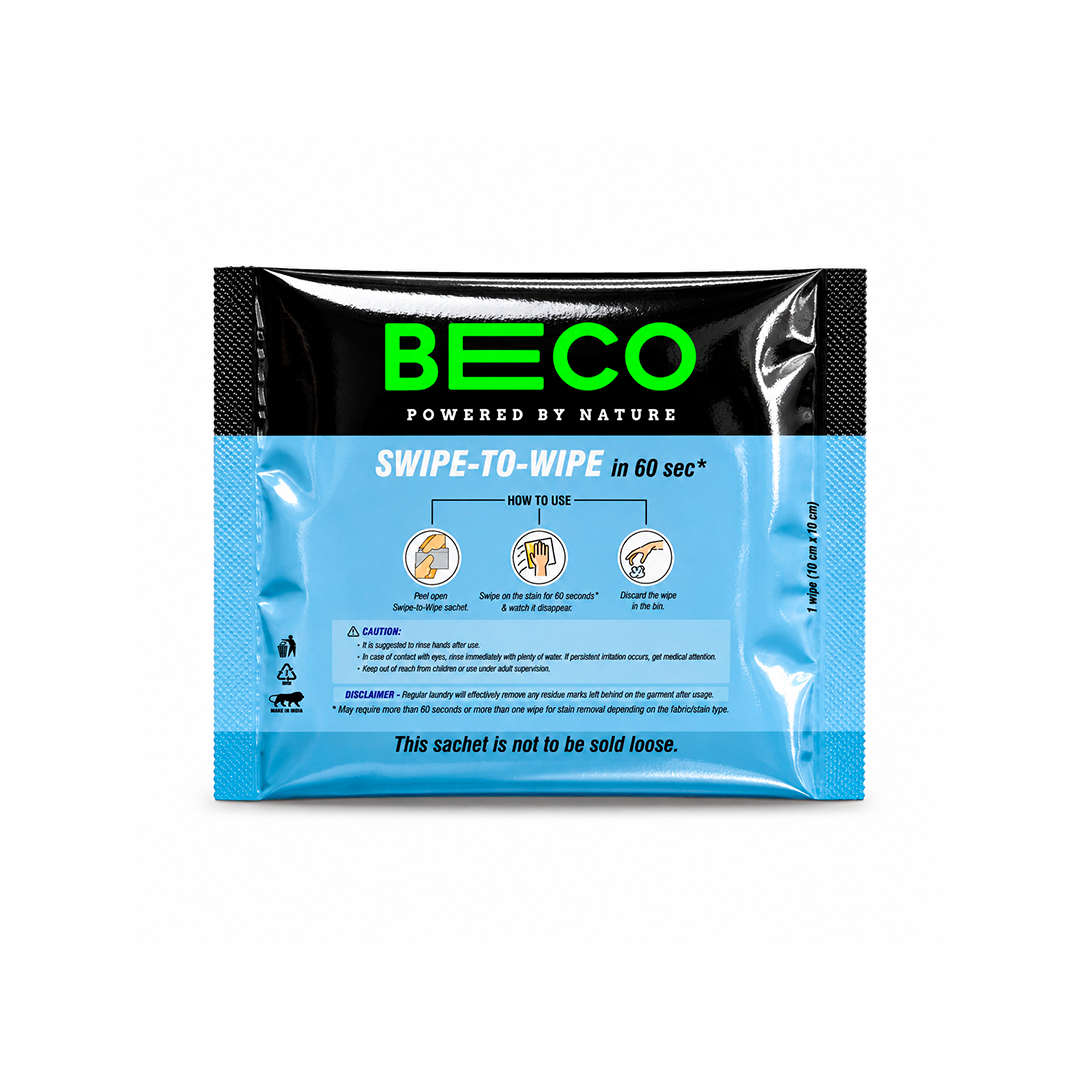 Instant Stain Remover Wipes - 20 Sachets