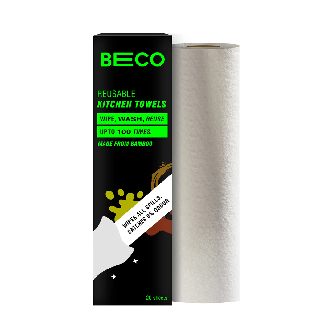 Reusable Bamboo Kitchen Towel - 20 Sheets