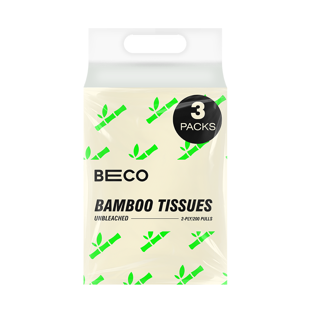 Bamboo Facial Tissues - 100 pulls | Pack of 6