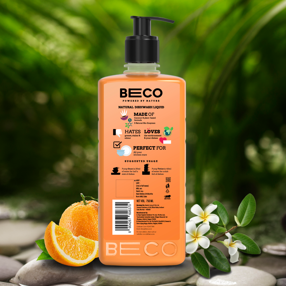 Natural Dishwash Liquid - 750 ml^^