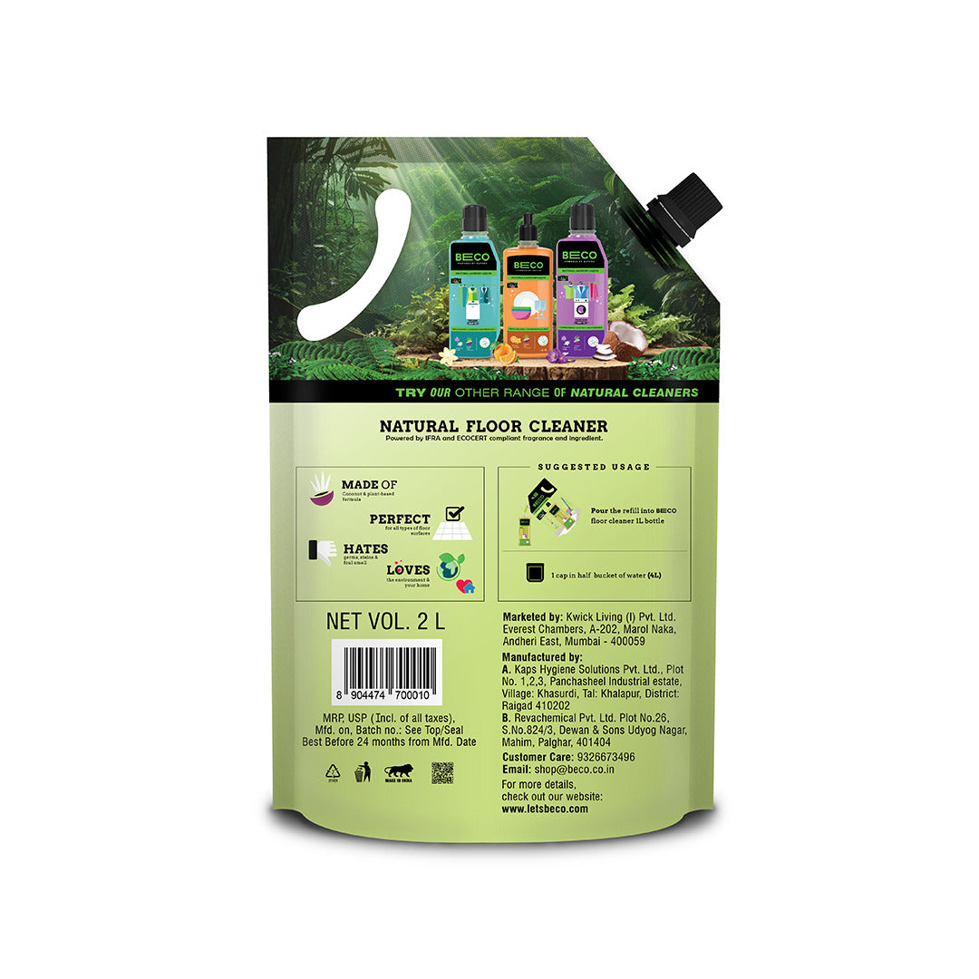 Natural Floor Cleaner Liquid Value Saver Combo - 4L