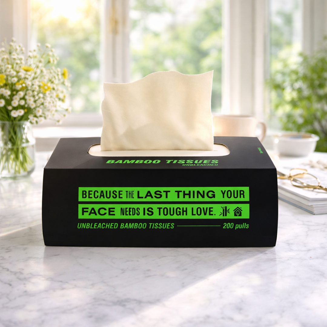 Bamboo Facial Tissues - 100 pulls 2ply