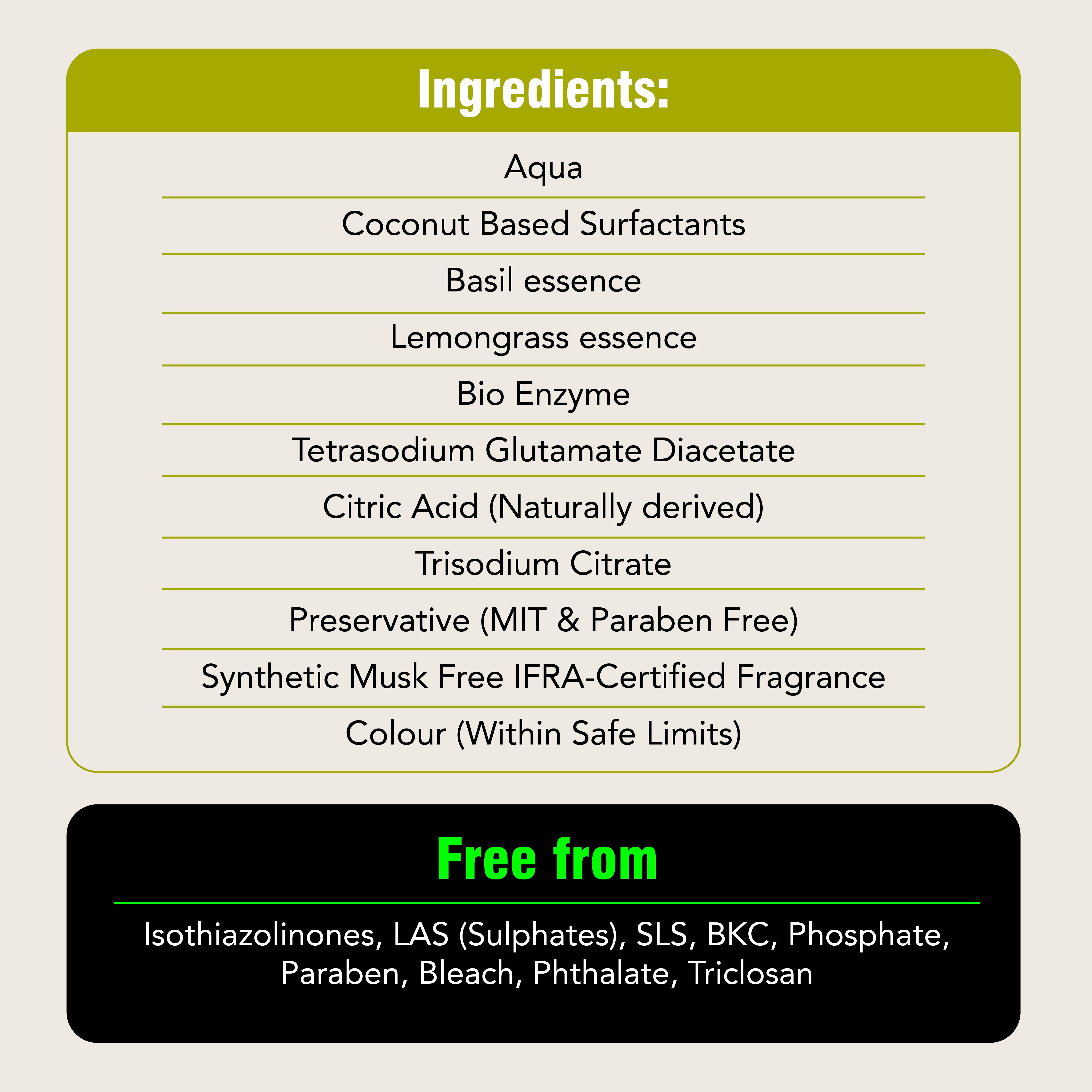 Natural Floor Cleaner Liquid Refill - 2 litre