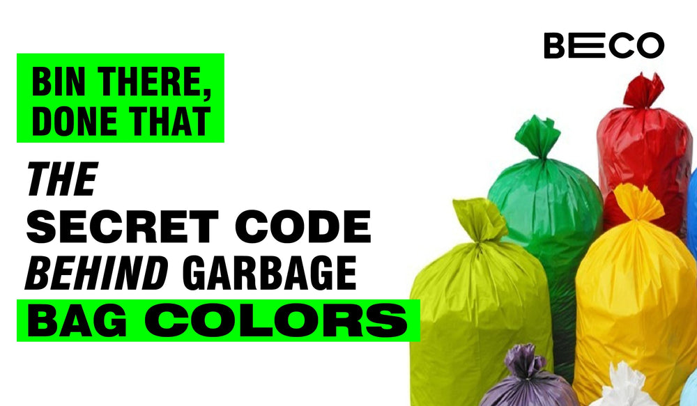 Garbage Pin Green Color Garbage Bag Color Coding: Black, Green & White Explained | BECO