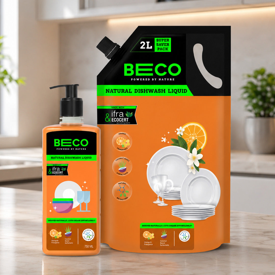 Dishwash Liquid Duo (Bottle + Refill Combo)