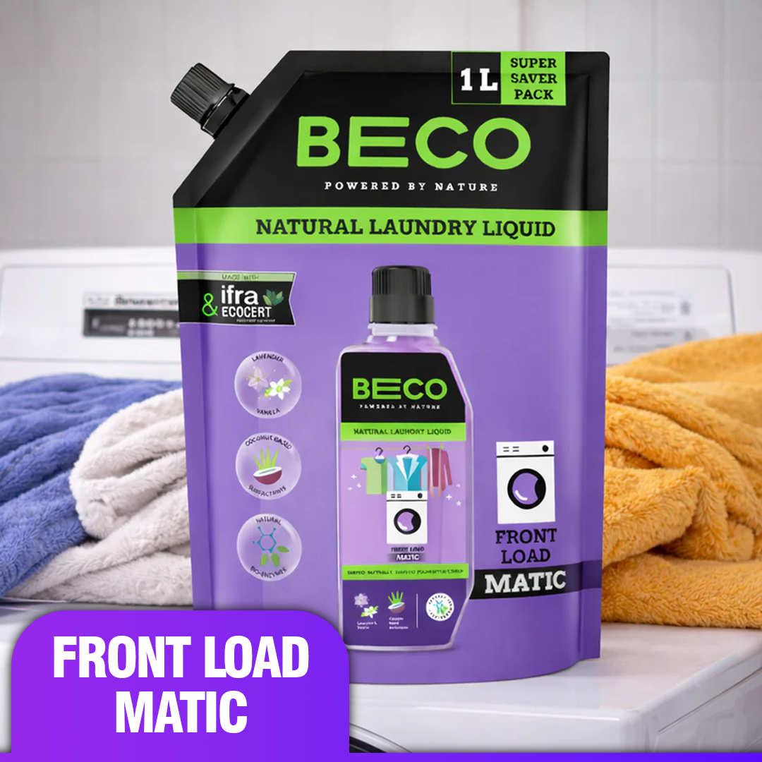 Natural Laundry Cleaner Liquid Refill | Front Load - 1 litre
