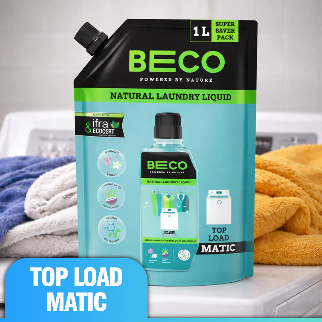 Natural Laundry Cleaner Liquid Refill | Top Load - 1 litre