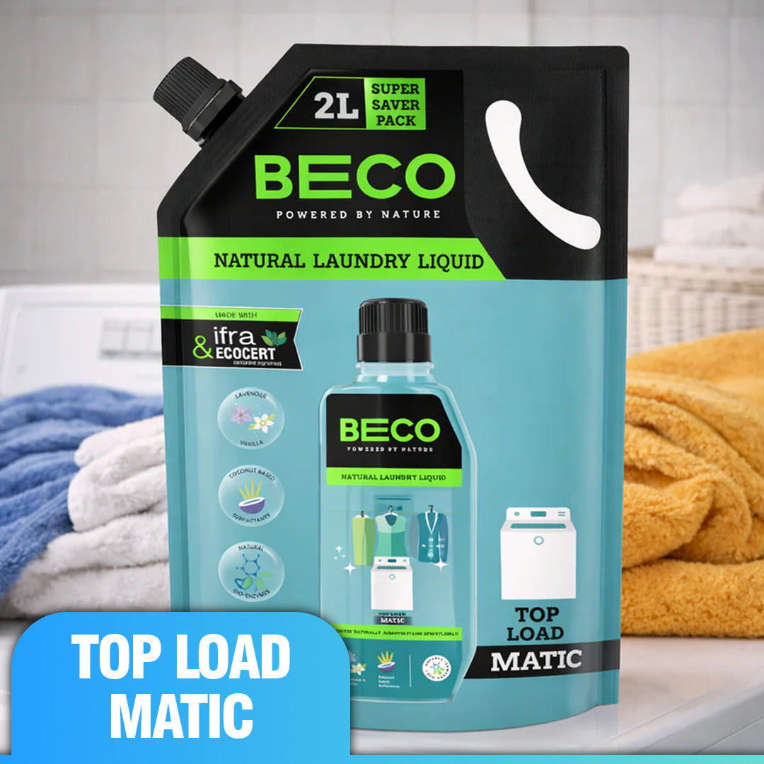 Natural Laundry Cleaner Refill 2 L Top Load | Eco-Save | BECO