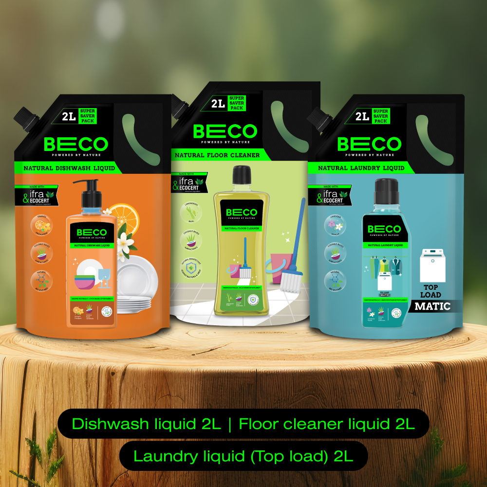 Refill Combo - Top load laundry, Floor Cleaner & Dishwash Liquid | 2+2+2 ltr^^