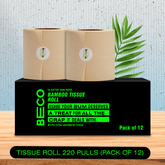 Bamboo Toilet Paper - 220 pulls | Pack of 12_EMP