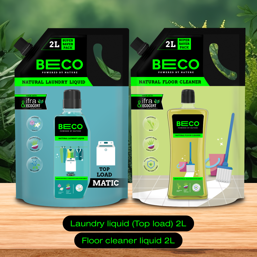 Liquids Saver Combo - Floor Cleaner & Laundry Liquid | Top Load_