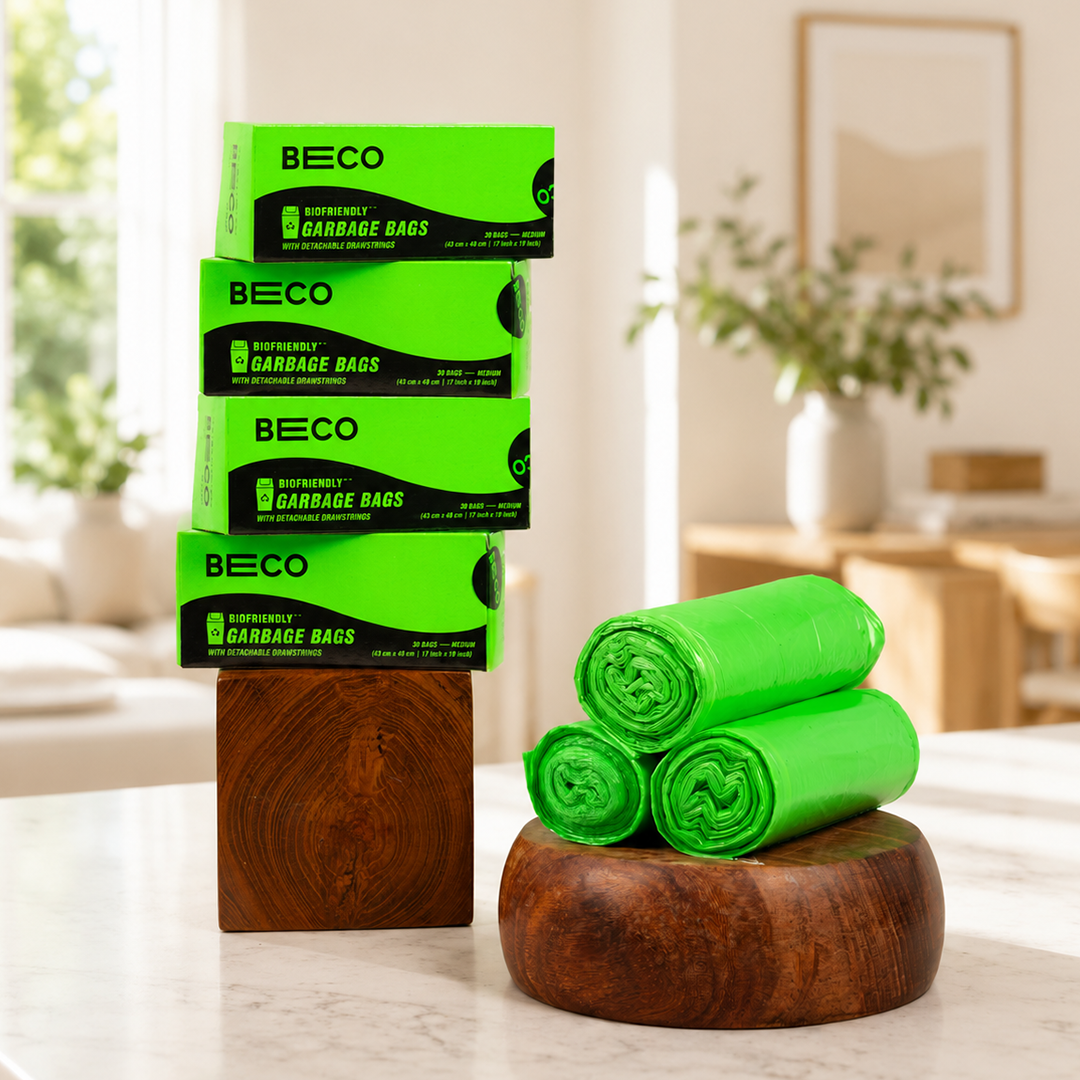 Biofriendly Garbage Bags - Medium - 30 bags/roll | Pack of 4