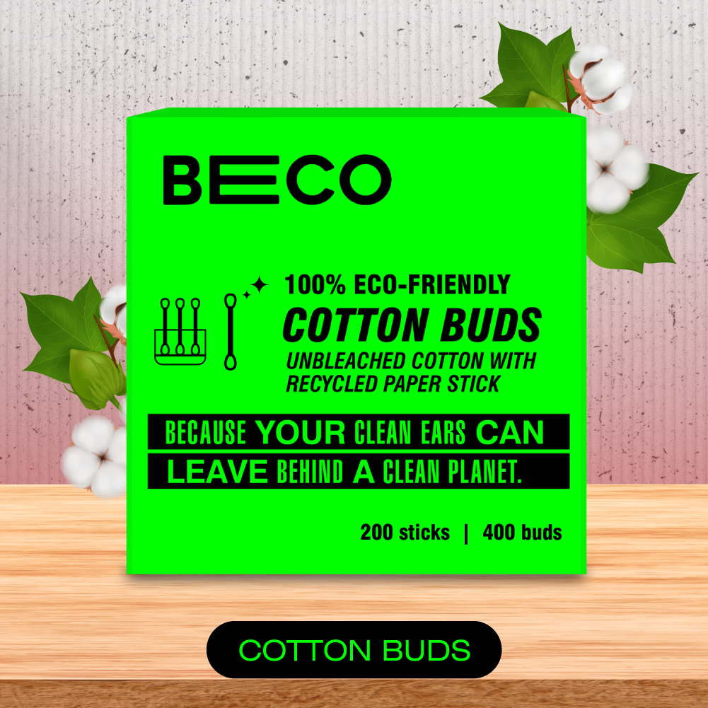 Cotton Buds with Recycled Paper Sticks - 200 Sticks_EMP