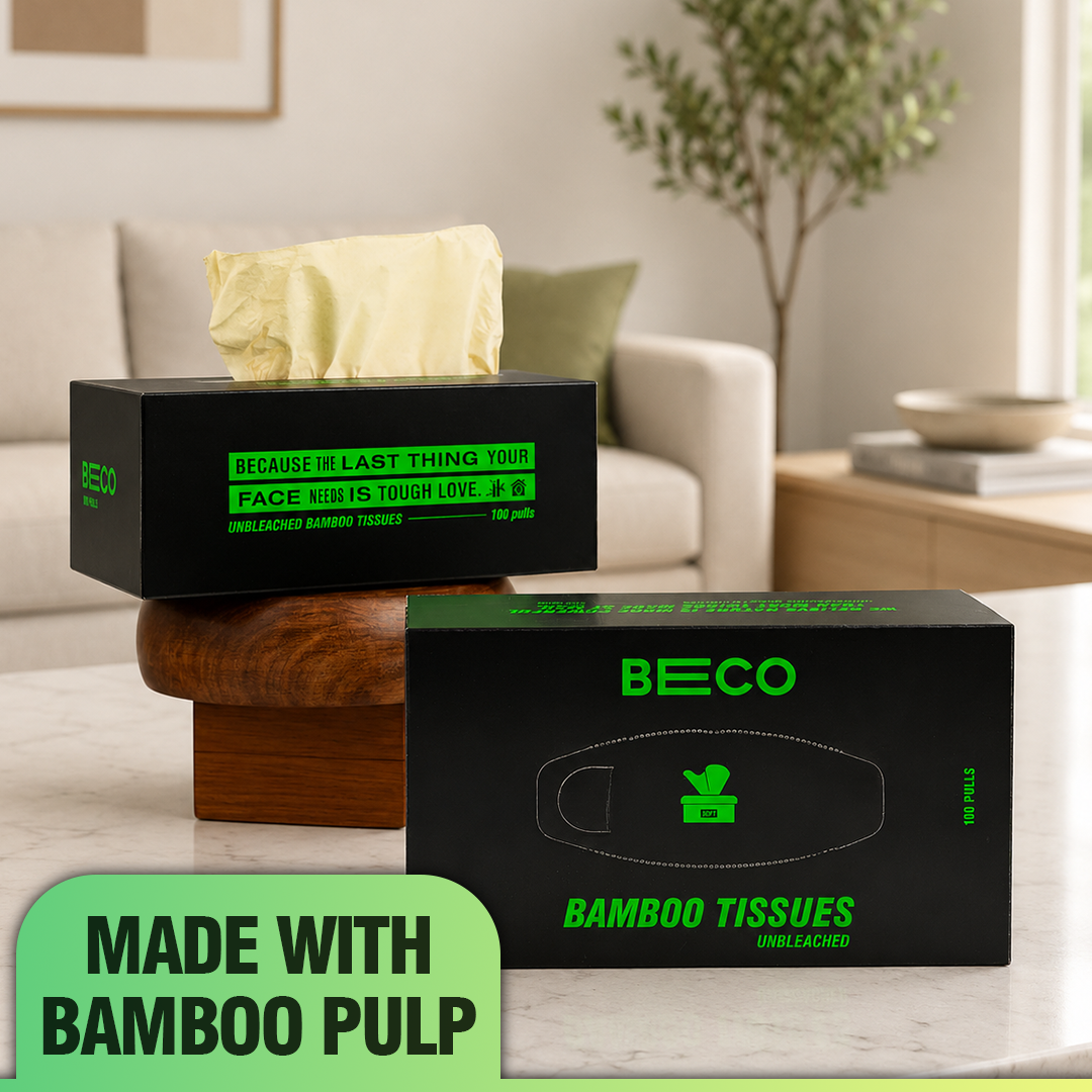 Bamboo Facial Tissues - 100 pulls 2ply