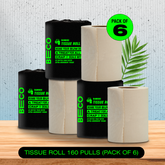 Bamboo Toilet Paper - 160 pulls | Pack of 6_