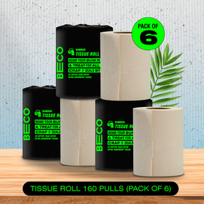 Bamboo Toilet Paper - 160 pulls | Pack of 6_