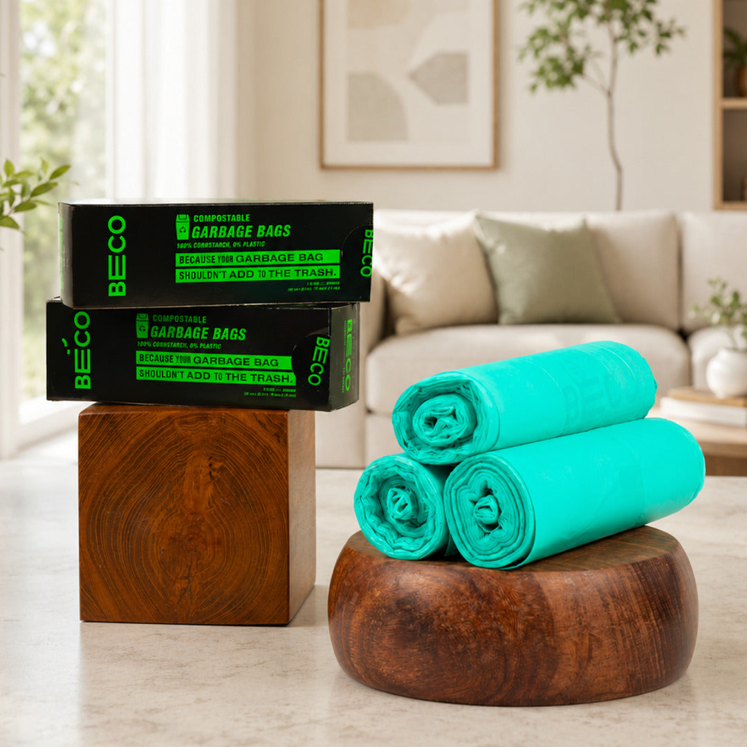 Compostable Garbage Bags - Medium 15 bags/roll | Pack of 2