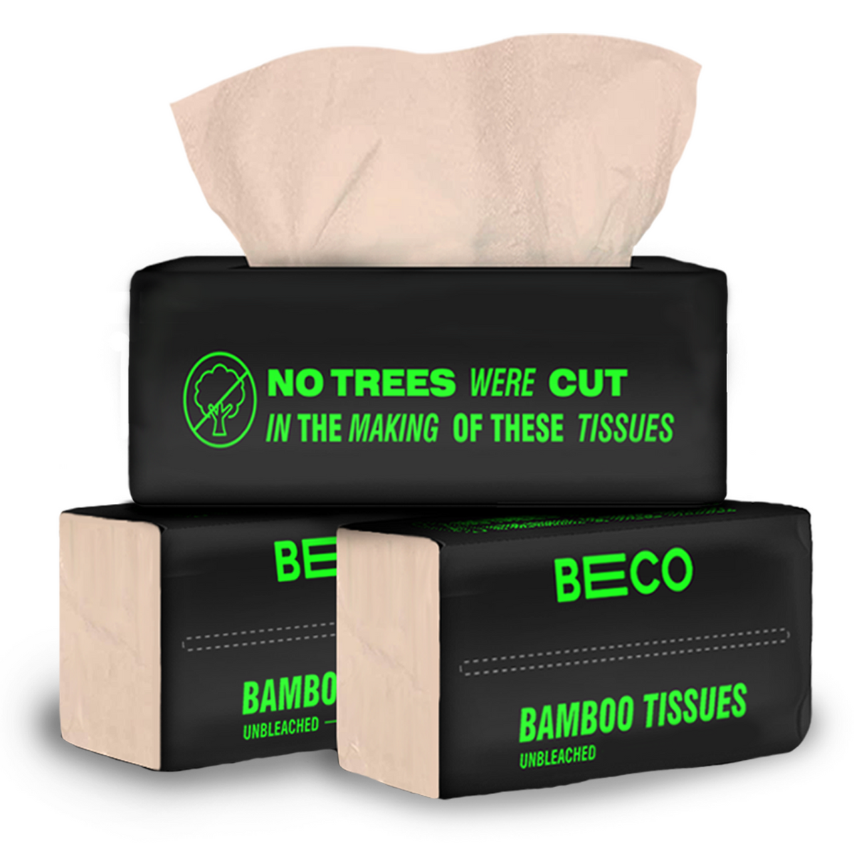 Bamboo Facial Tissues - 200 pulls | Pack of 3