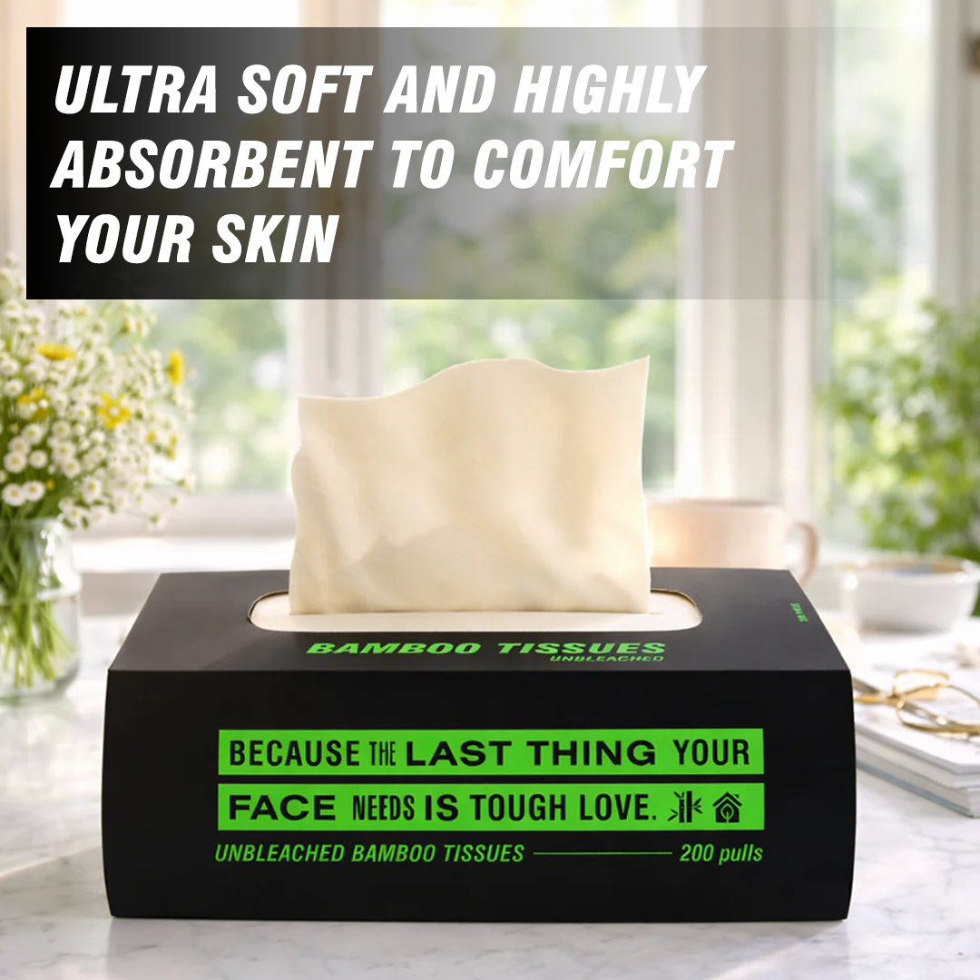 Bamboo Facial Tissues - 200 pulls