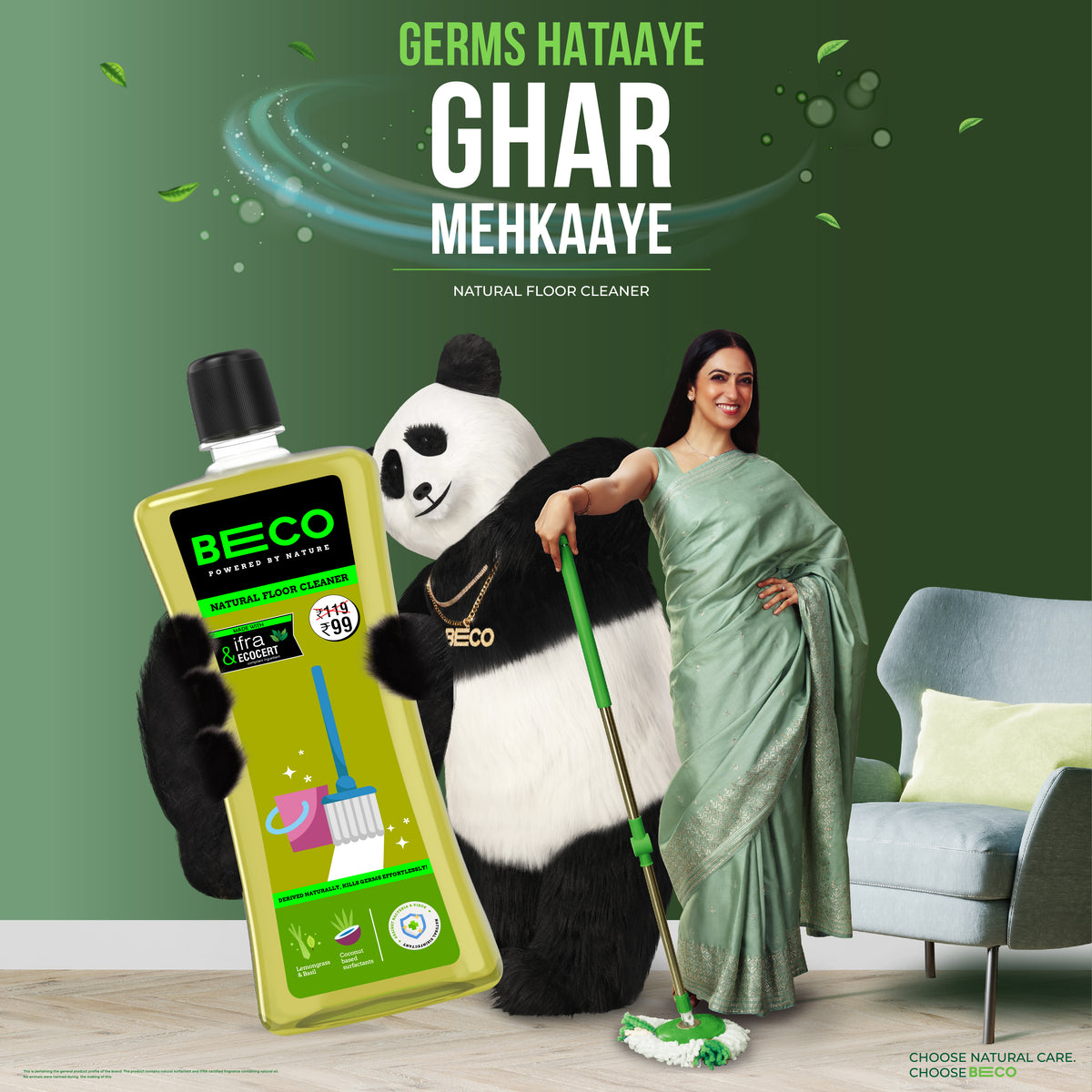 Natural Floor Cleaner Liquid - 500 ml