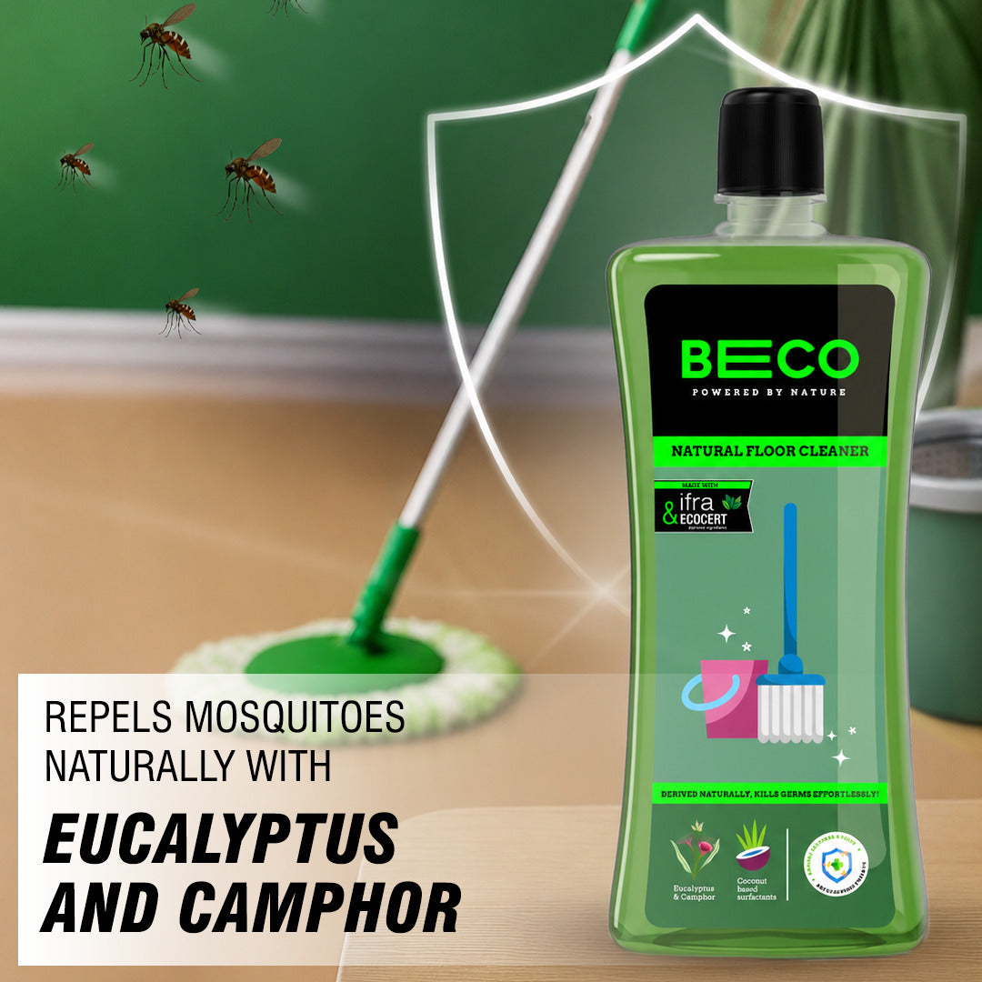 Natural Floor Cleaner Liquid - 1 litre - Eucalyptus & Camphor
