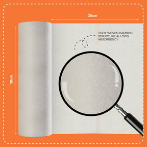 Reusable Bamboo Kitchen Towel - 20 Sheets^^