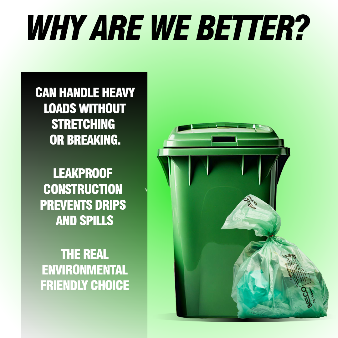 Biofriendly Garbage Bags - Large - 15 bags/roll