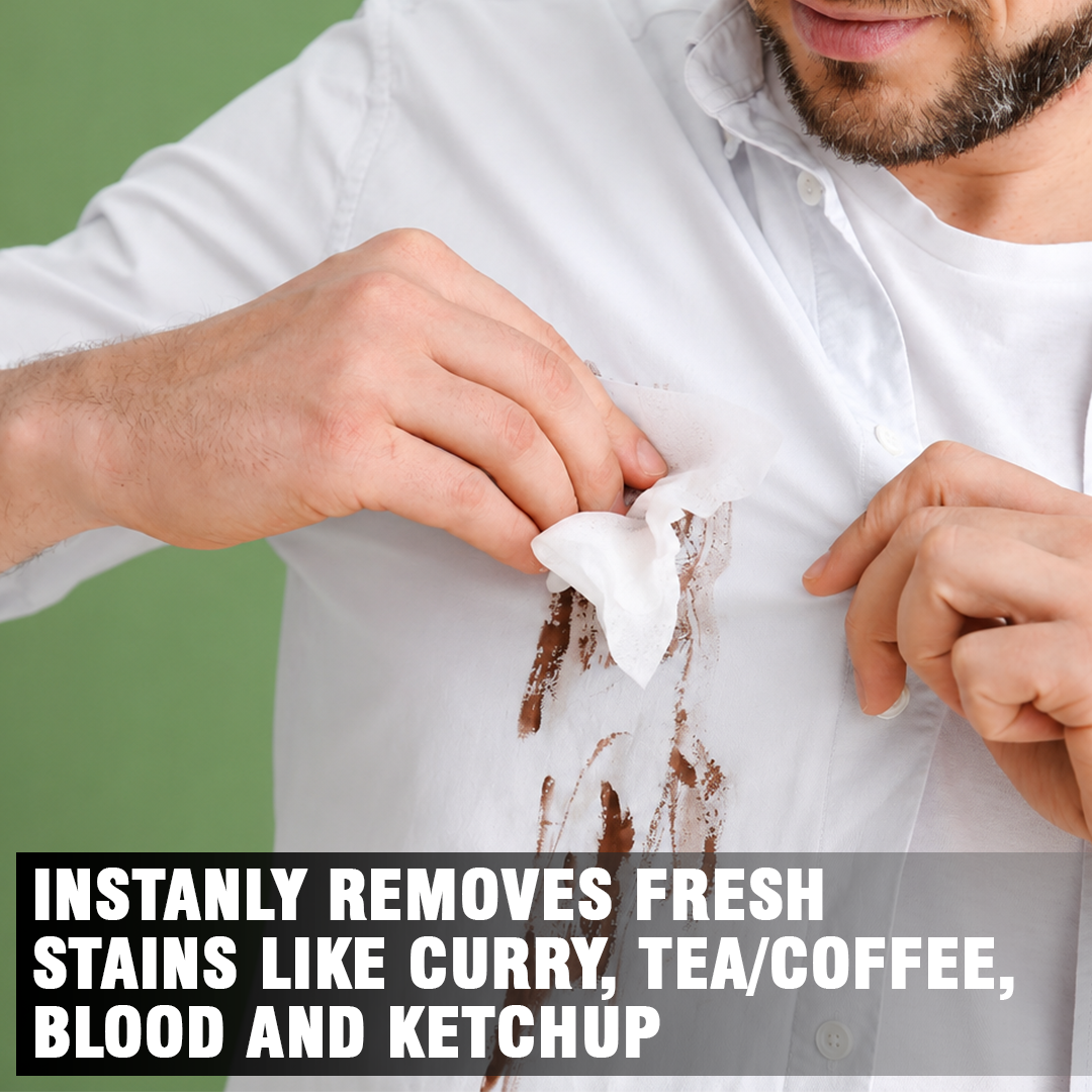 Instant Stain Remover Wipe | Pack of 4