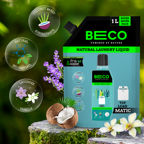 Natural Laundry Cleaner Liquid Refill | Top Load - 1 litre_