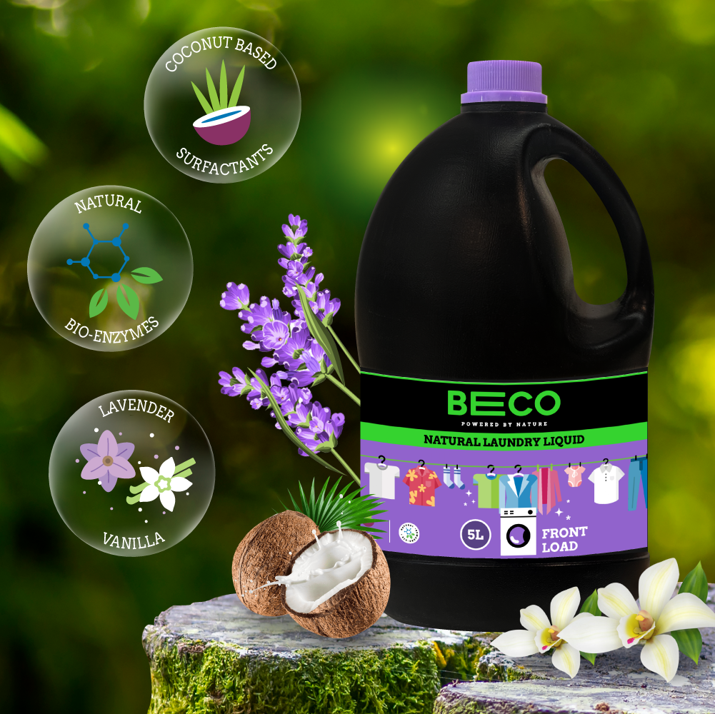Natural Laundry Cleaner Liquid, Front Load - 5L !