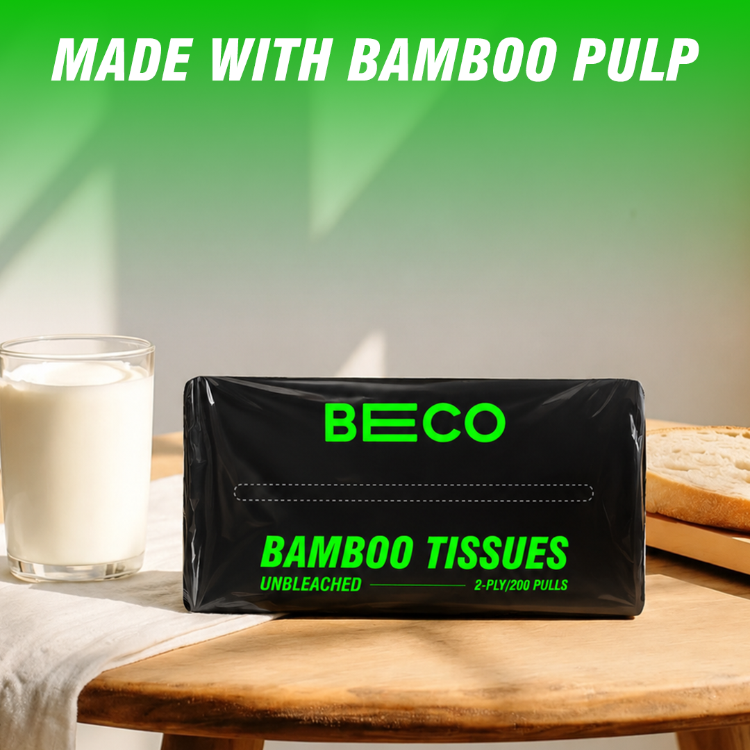 Bamboo Facial Tissues - 100 pulls | Pack of 12