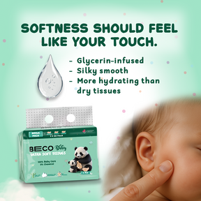 Ultra Soft Baby Tissues - 3 ply 100 Pulls Pack of 3