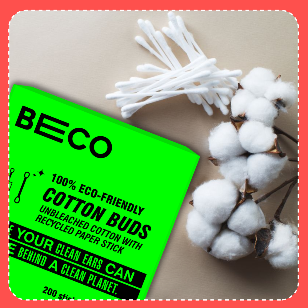 Cotton Buds with Recycled Paper Sticks - 200 Sticks_EMP