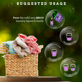 Natural Laundry Cleaner Liquid Refill | Front Load - 1 litre^^