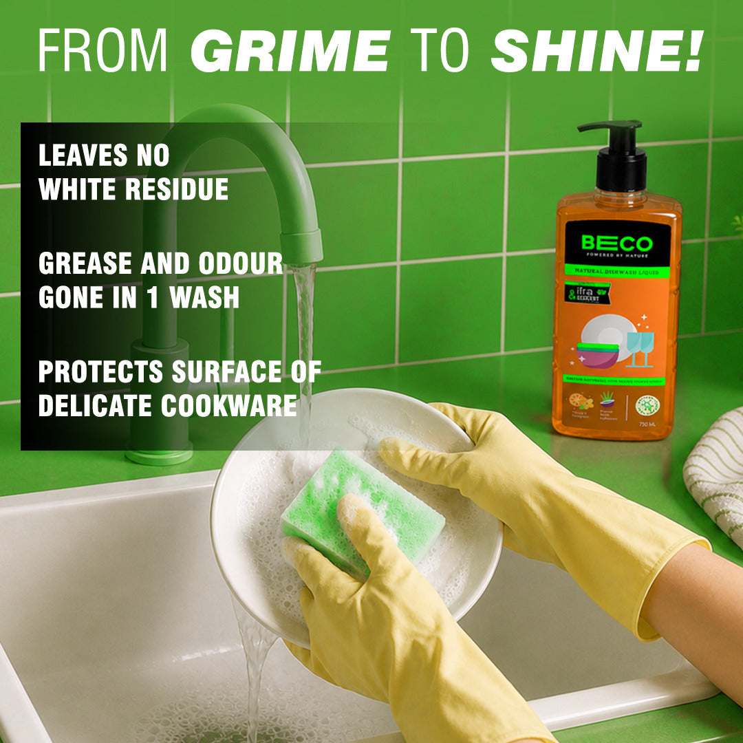 Dishwash Liquid Duo (Bottle + Refill Combo)