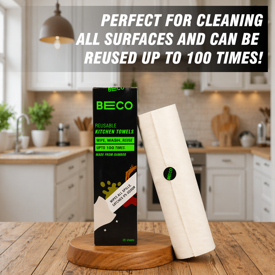 Reusable Bamboo Kitchen Towel - 20 Sheets