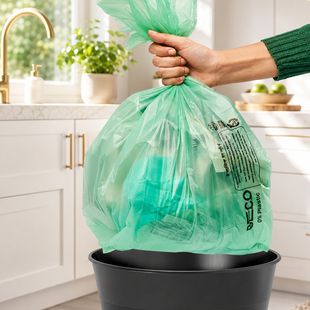 Compostable Garbage Bags - Medium 15 bags/roll | Pack of 2
