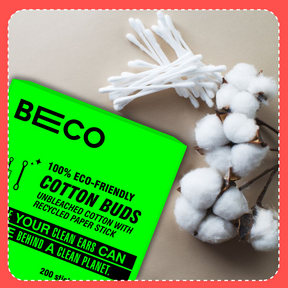 Cotton Buds with Recycled Paper Sticks - 100 Sticks_EMP
